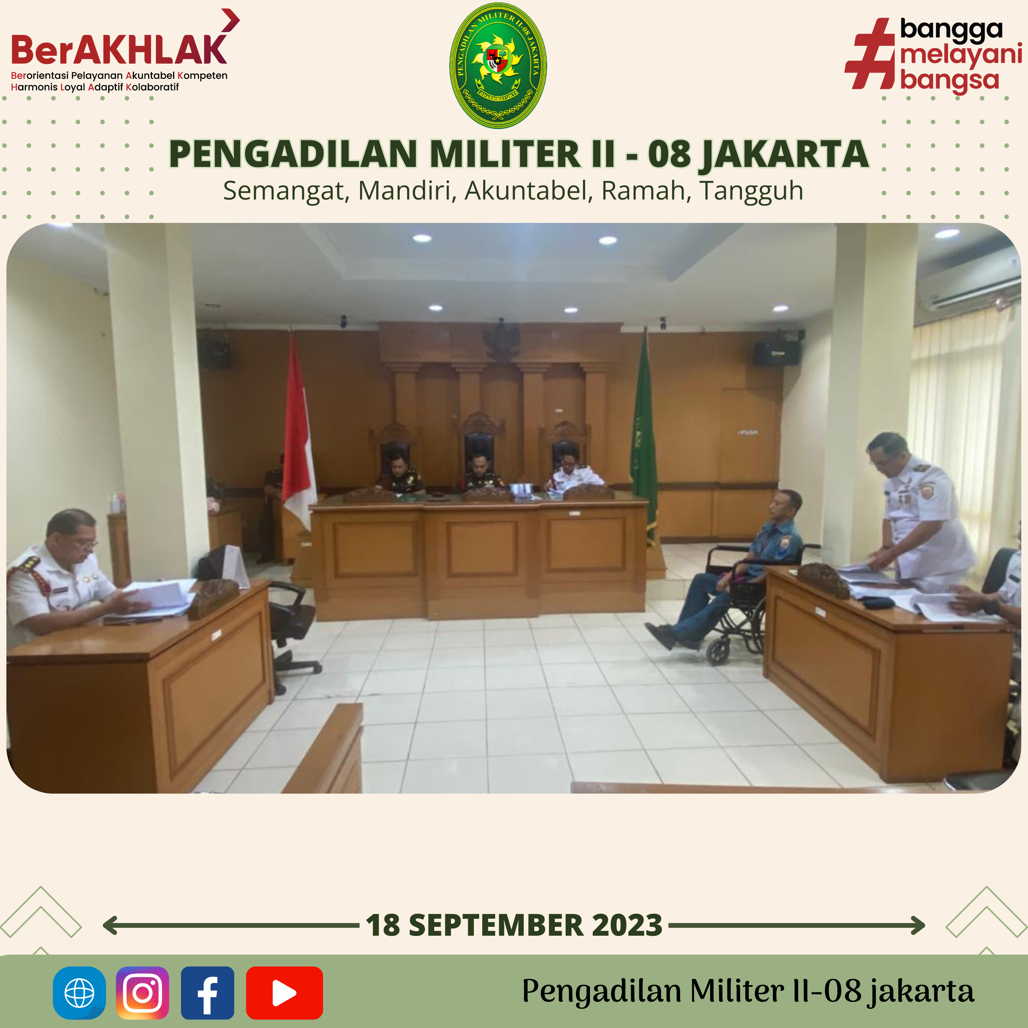 FASILITAS LAYANAN PUBLIK PENGADILAN MILITER II-08 JAKARTA